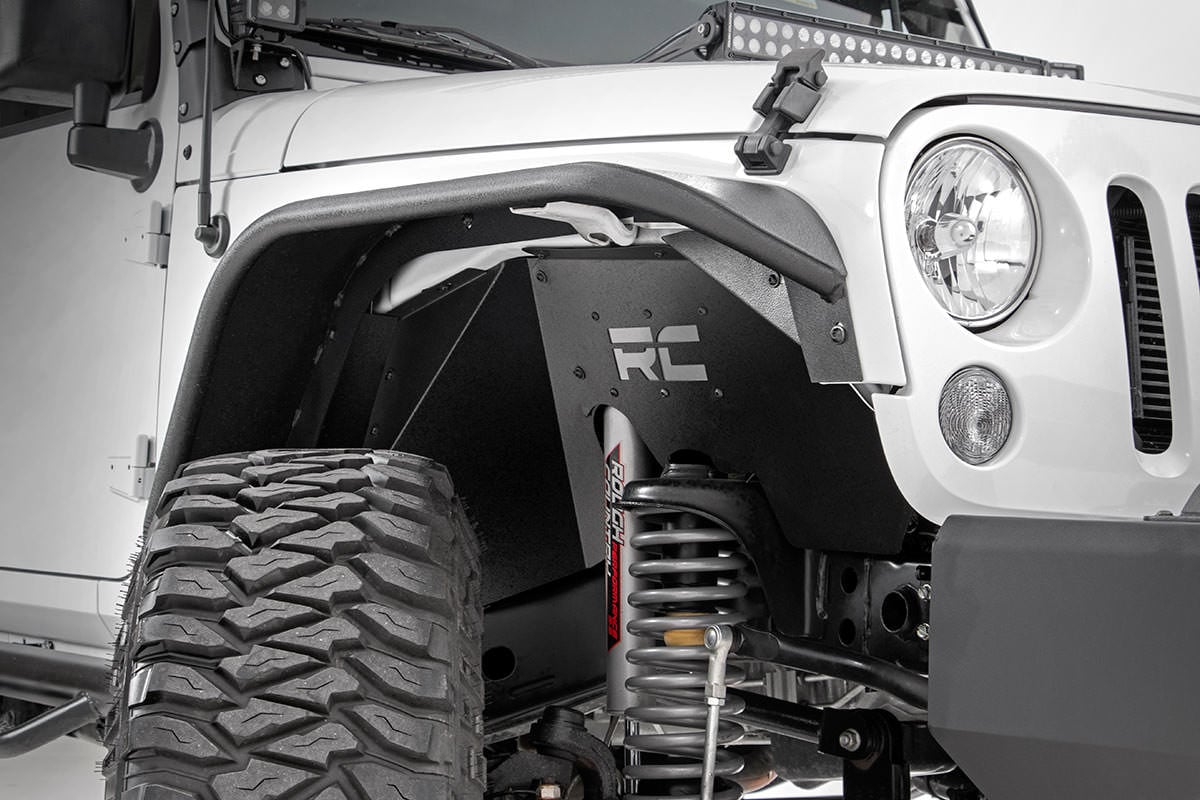 Jeep Wrangler Inner Fenders - Front - Rough Country - '07-'18
